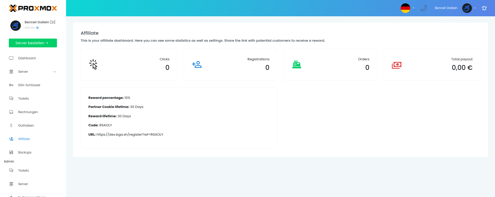 Partner Dashboard